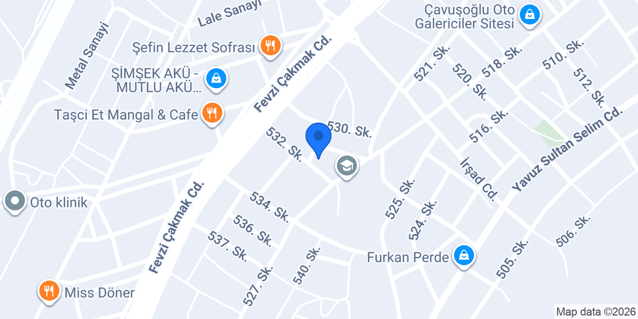 Neveksan Ekmek Fırını konumu