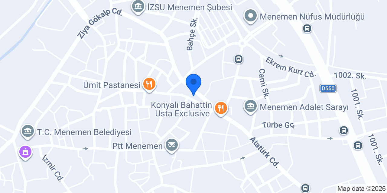Çağlayan Hukuk Bürosu konumu