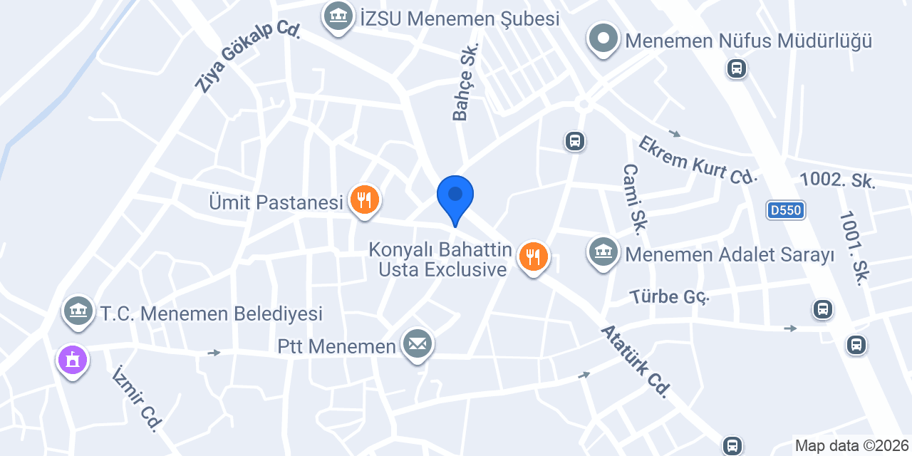 TEB Menemen Şubesi konumu