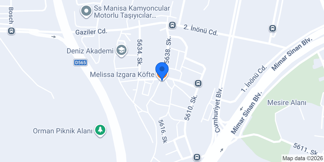 Melissa Izgara Köfte konumu