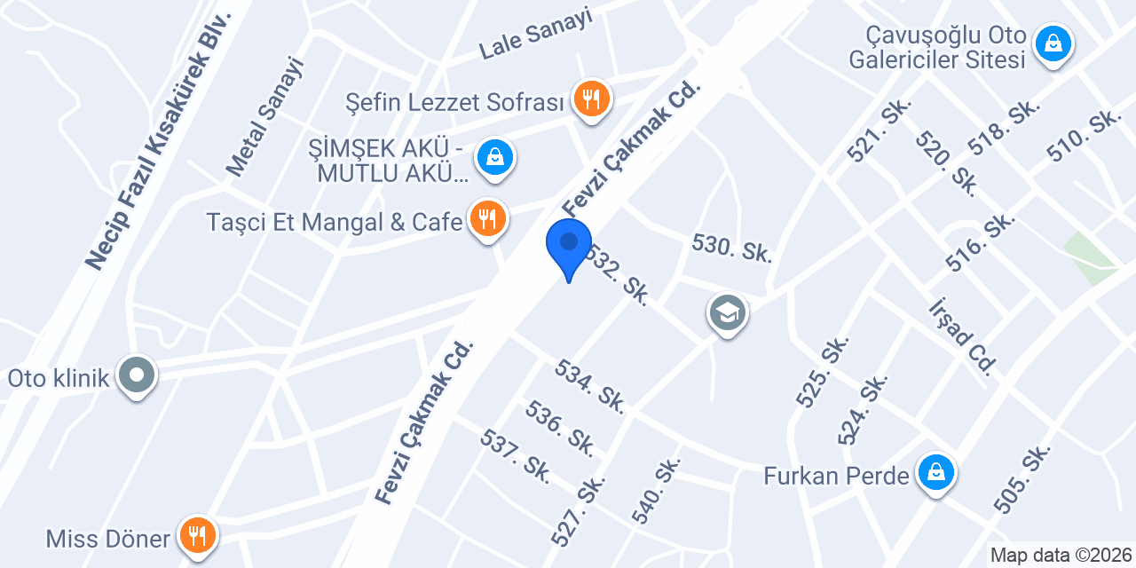RS Servis | Sünger Oto Servis Nevşehir konumu