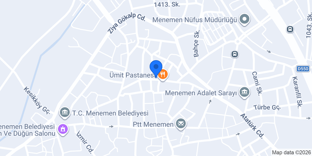İpek Pastanesi konumu
