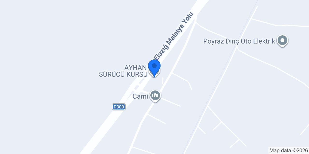 Fırat Operatörlük ve Sürücü Kursu konumu