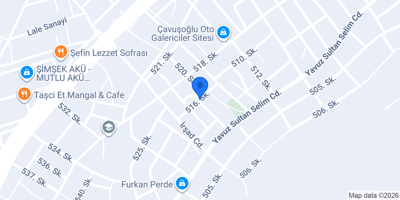 Ulular Toptan Gıda Sanayi Ve Ticaret LTD. ŞTİ. konumu