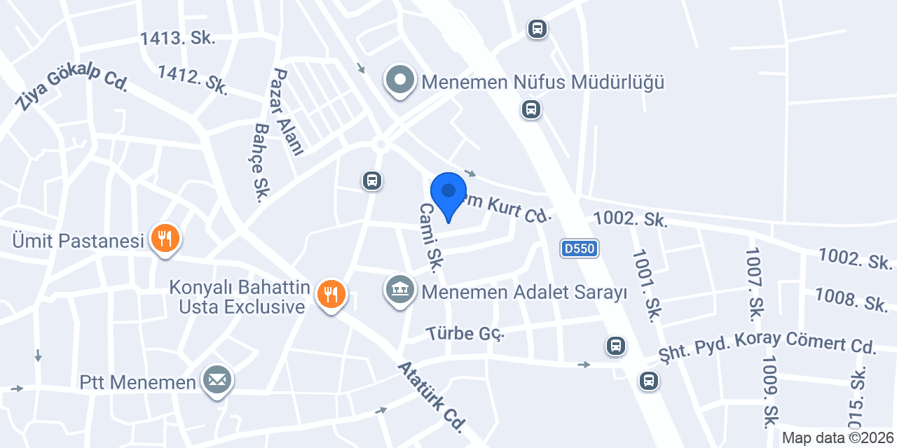 AVUKAT İPEK ÖZER konumu