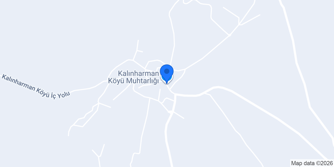 Kalınharman Köyü Muhtarlığı konumu