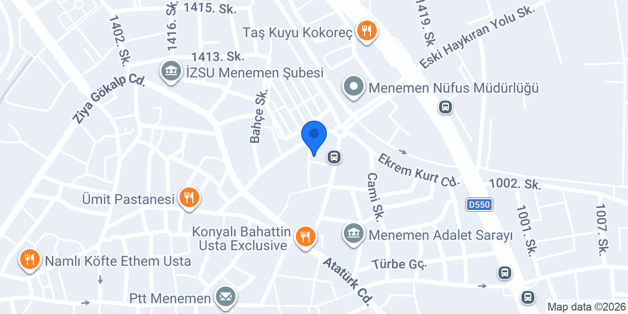 Özdemir Dekorasyon konumu