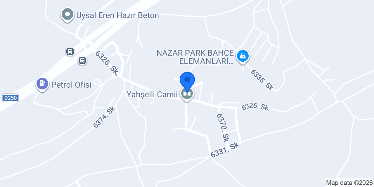 Yahşelli Köyü Muhtarlığı konumu
