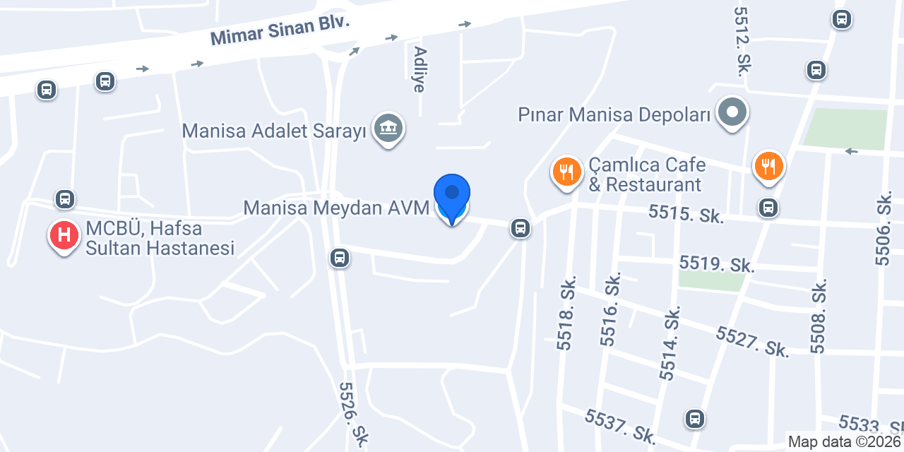 Manisa Meydan AVM konumu