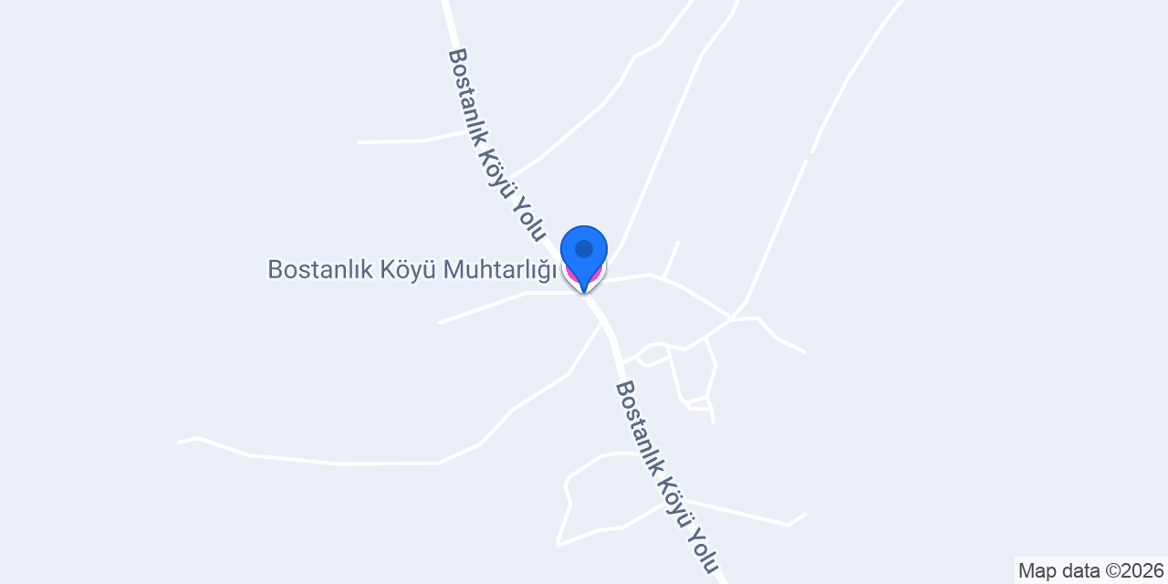 Bostanlık Köyü Muhtarlığı konumu