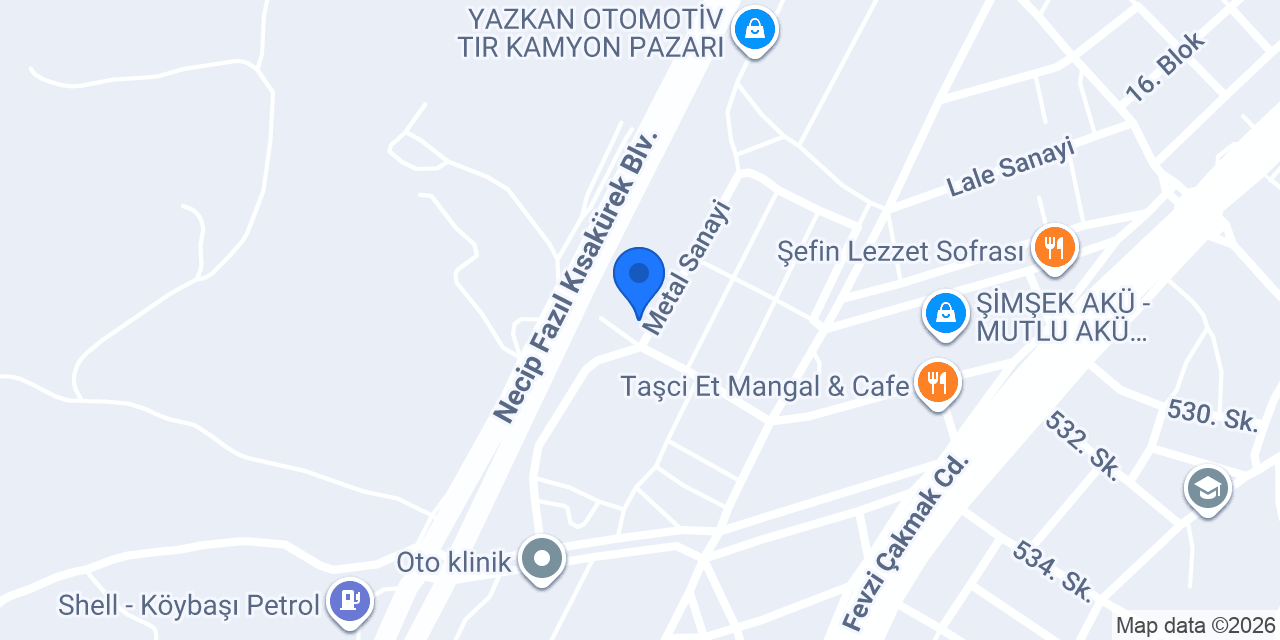 Karadaşlar Yapı Malzemeleri konumu
