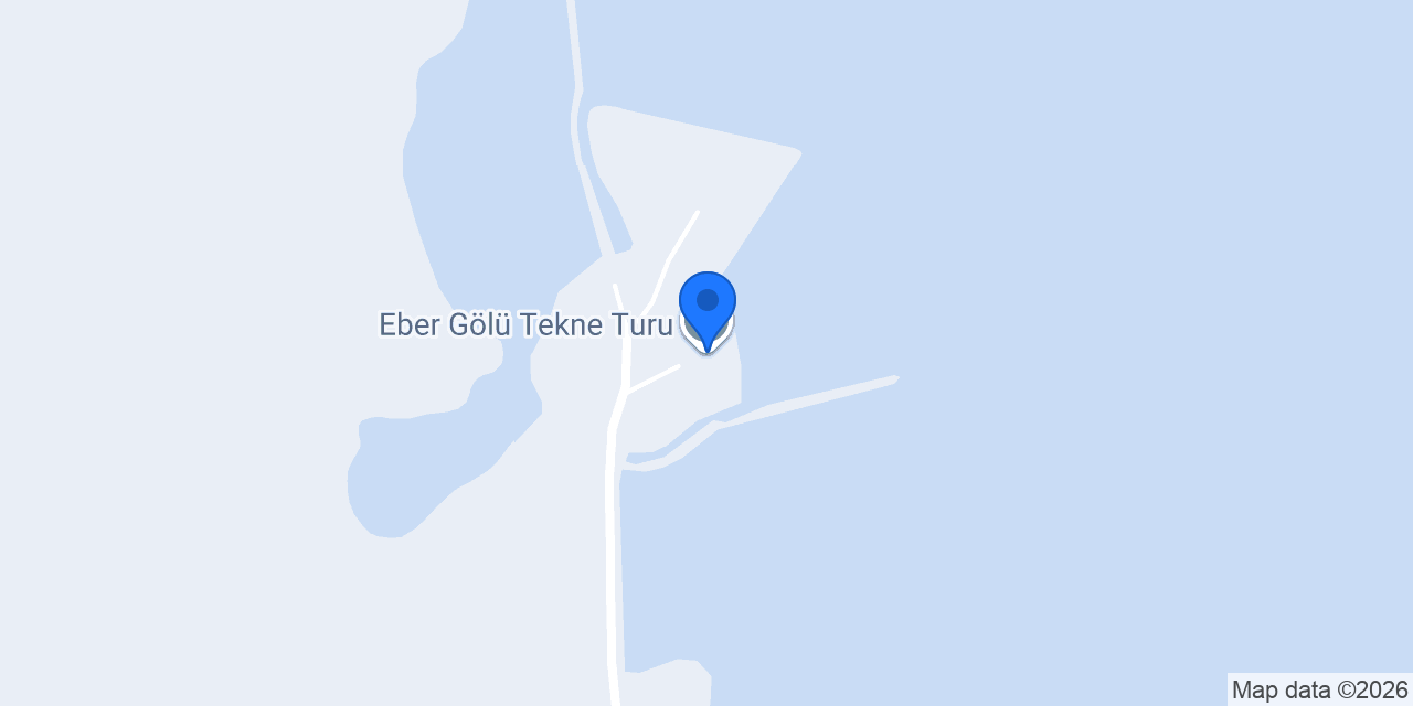 Eber Gölü Tekne Turu konumu