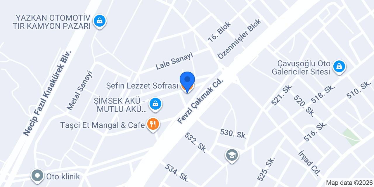 Şefin Lezzet Sofrası konumu