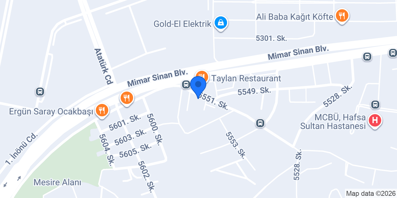 Efendi Restoran konumu