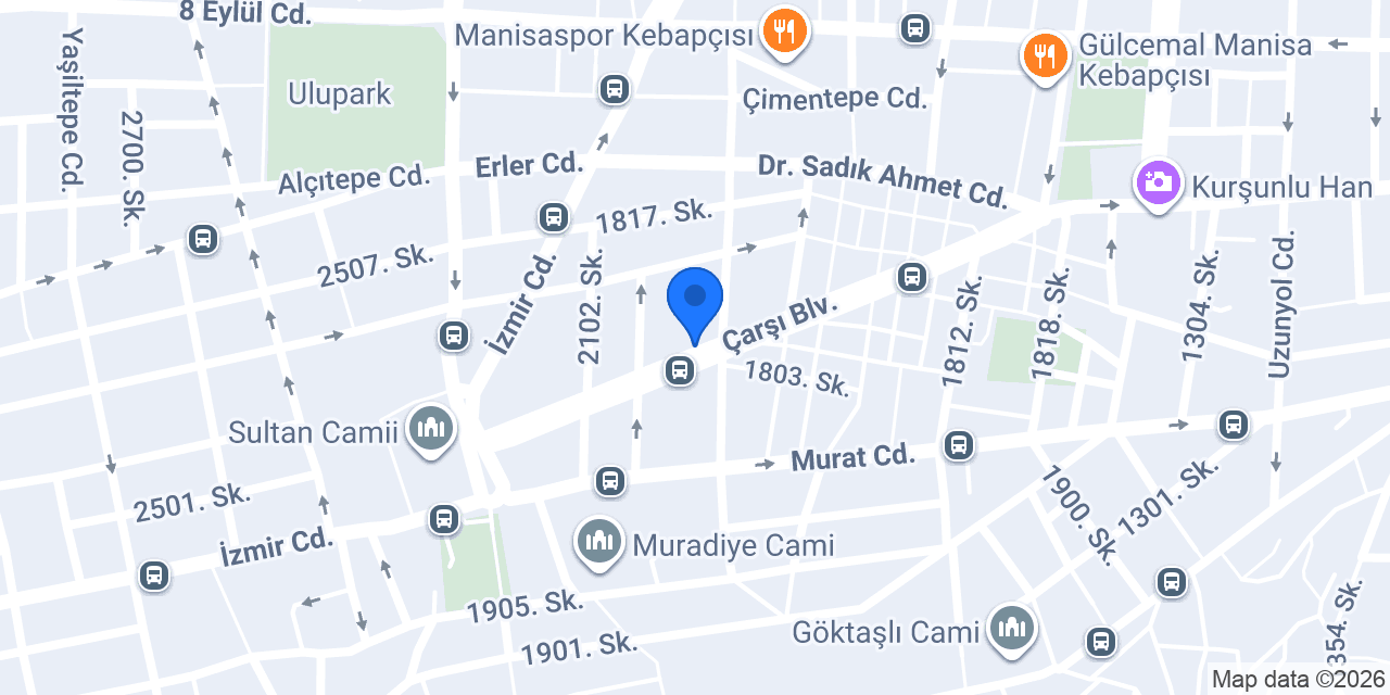 Manisa Yapı Malzemeleri konumu
