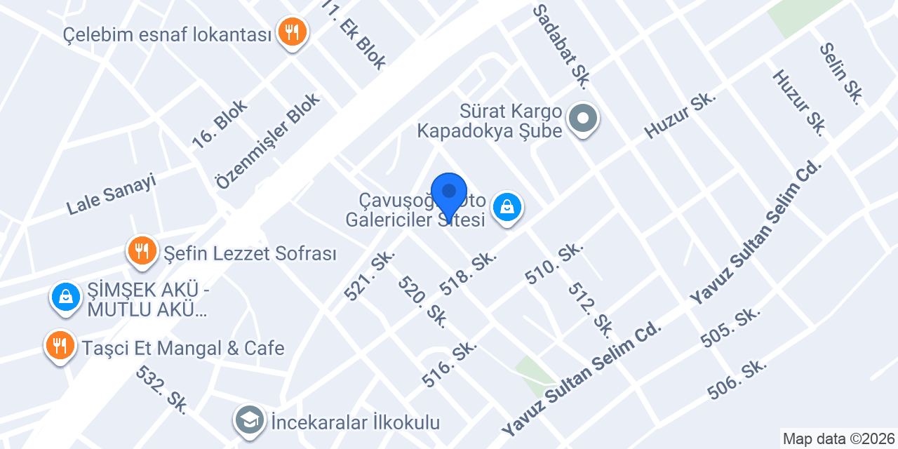Çavuşin Galeri konumu
