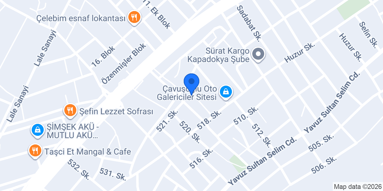 Solmaz Galeri konumu