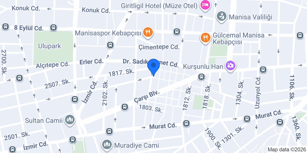 Gözde Cam Manisa konumu