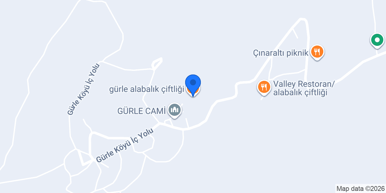 gürle alabalık çiftliği konumu