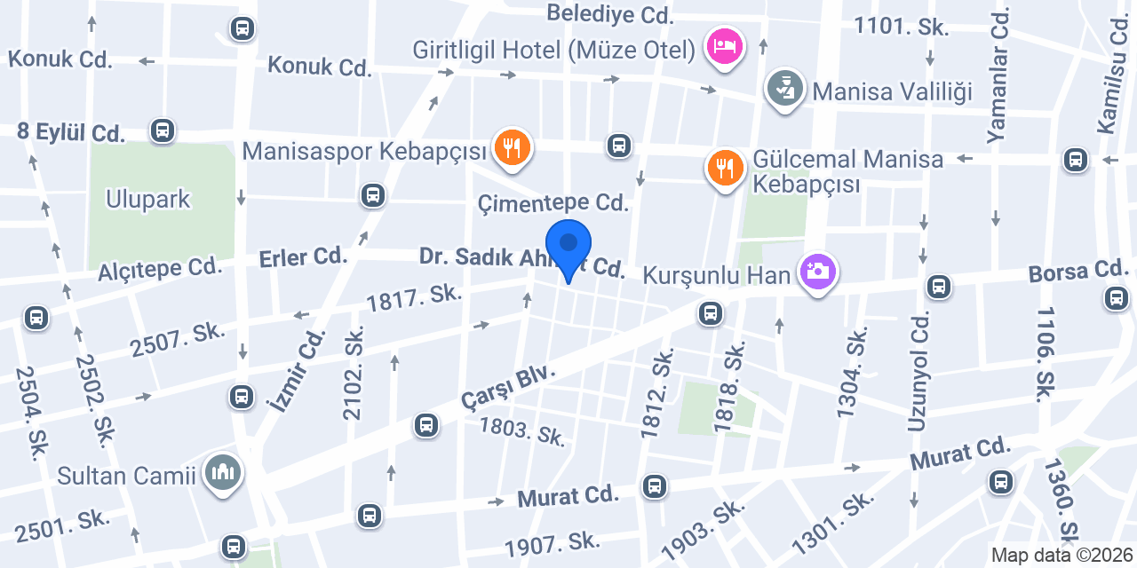 Manisa Ayrancıoğulları Civata konumu
