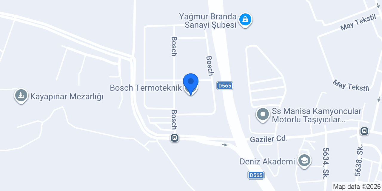 Bosch Termoteknik konumu