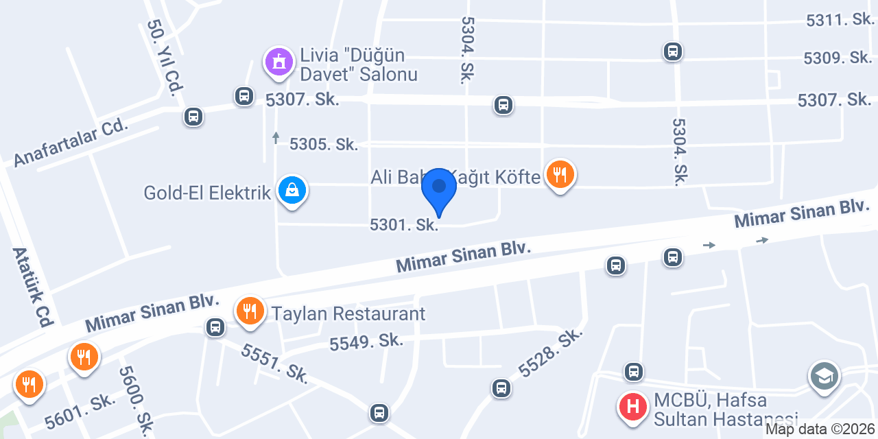 Ofishome Atölye Mutfak konumu