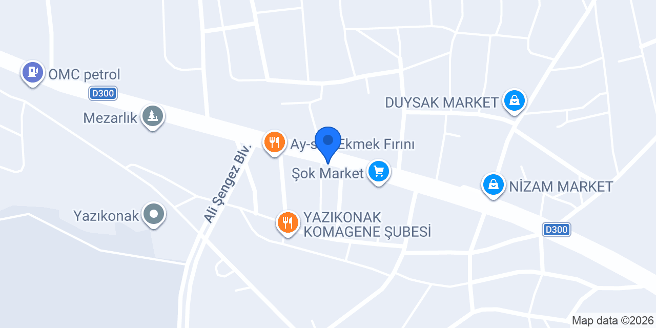 Yazıkonak taksi konumu