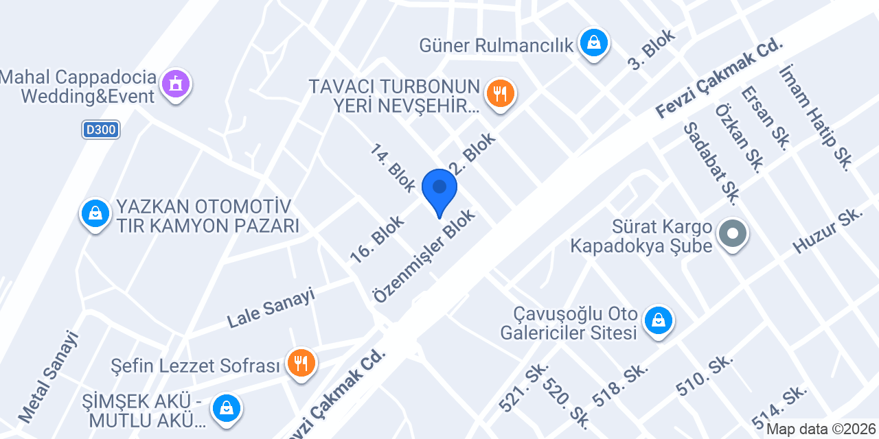 Güven Oto Kilit konumu