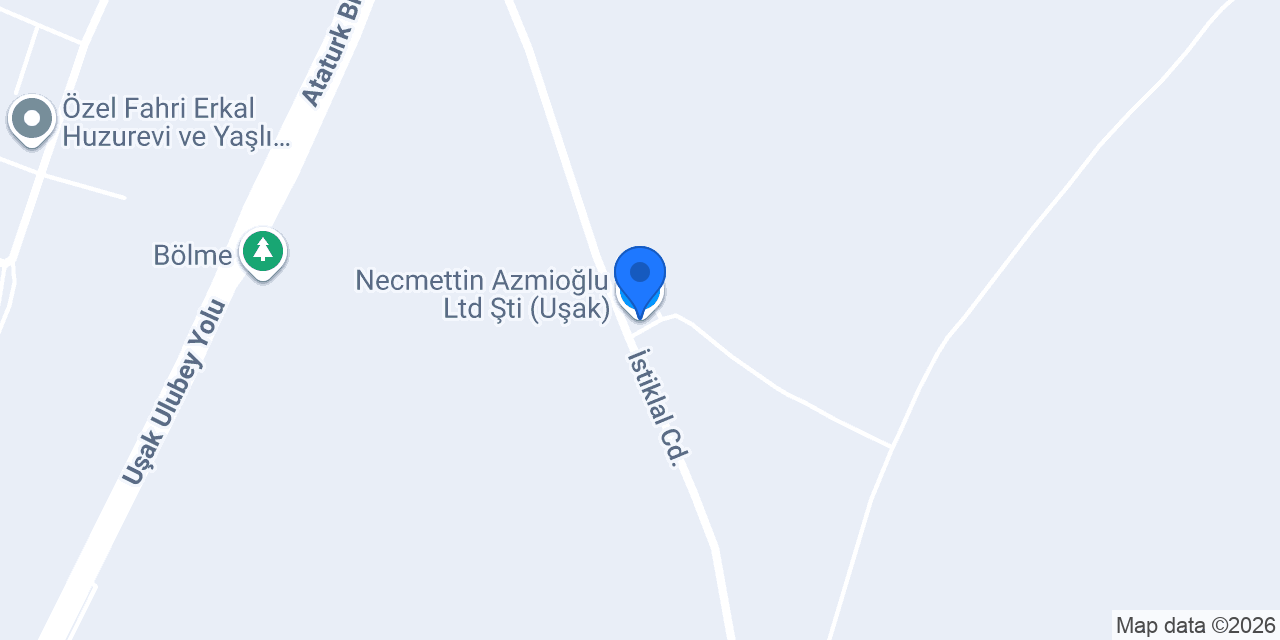 Necmettin Azmioğlu Ltd Şti (Uşak) konumu