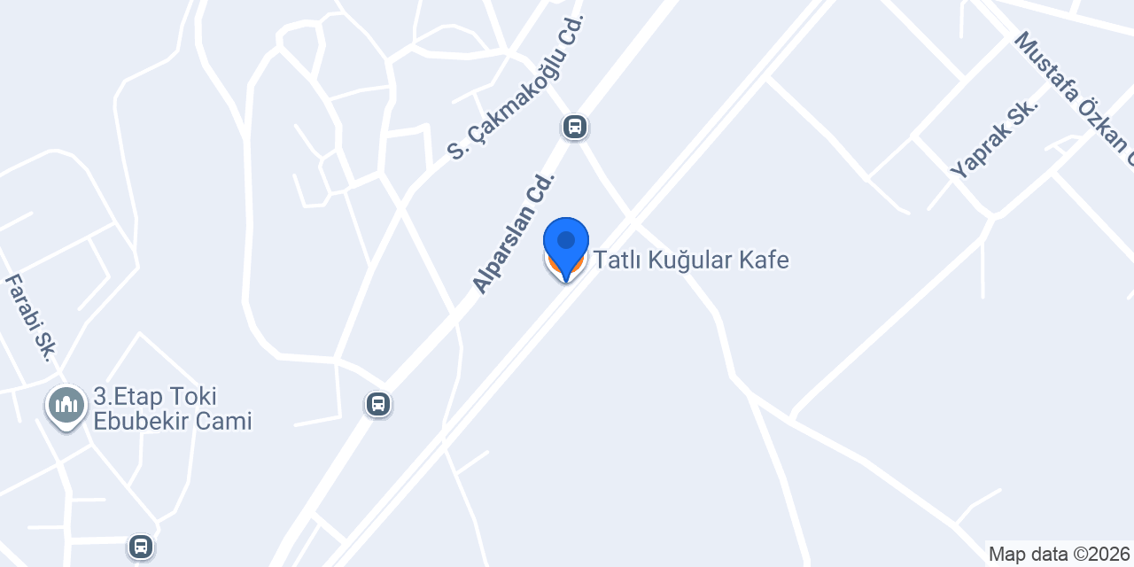 Tatlı Kuğular Kafe konumu
