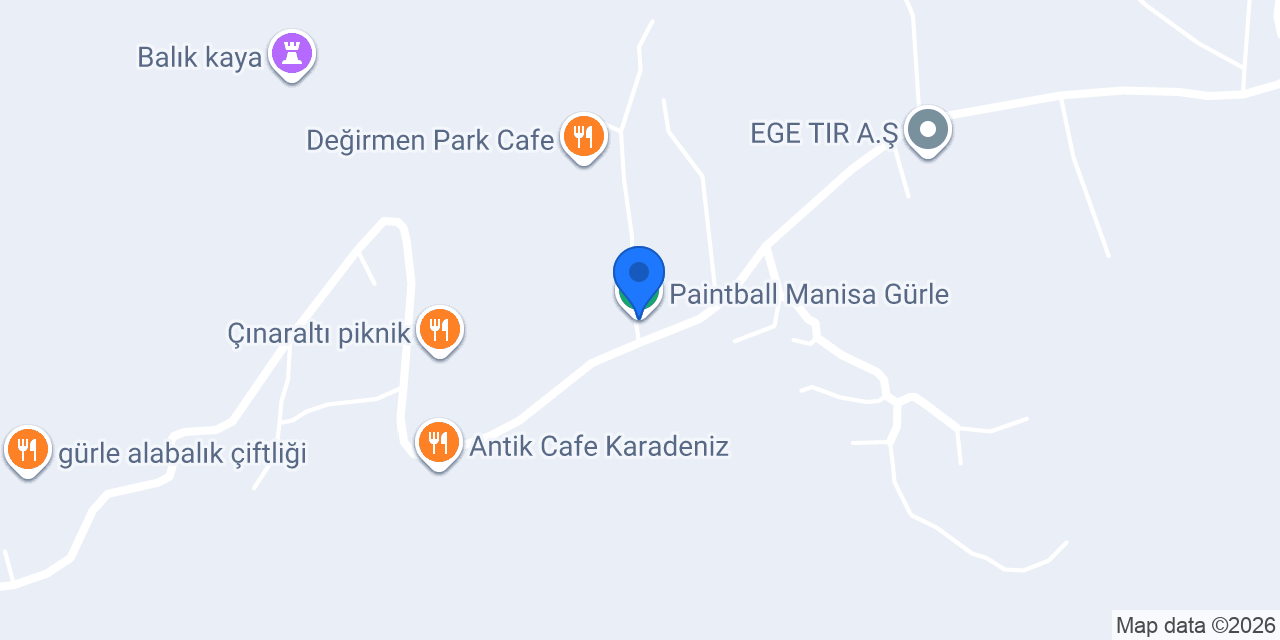 Paintball Manisa Gürle konumu