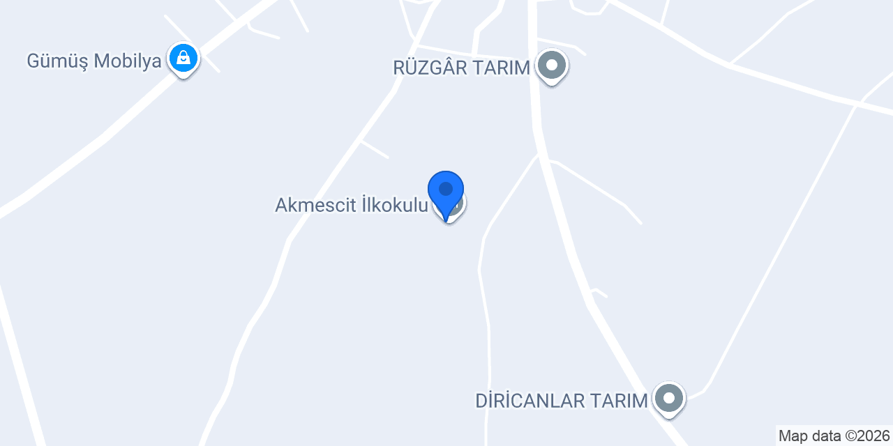Akmescit İlkokulu konumu