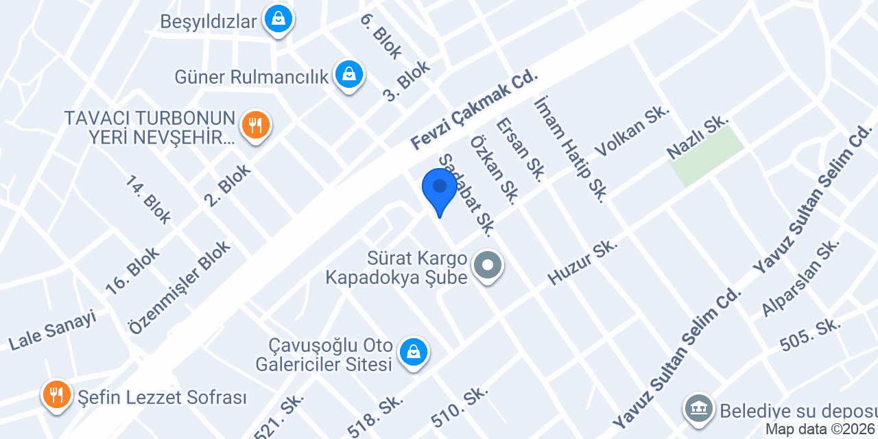 NEVŞEHİR 6. NOTERLİĞİ konumu