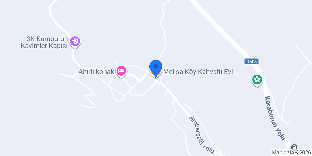 Melisa Köy Kahvaltı Evi konumu