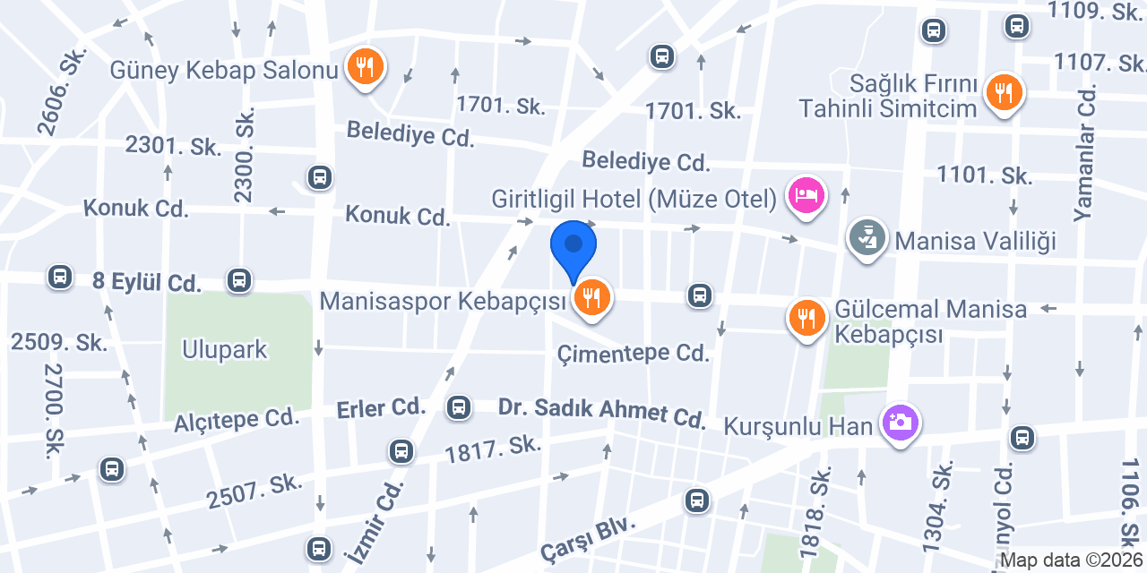 TEB Manisa Şubesi konumu