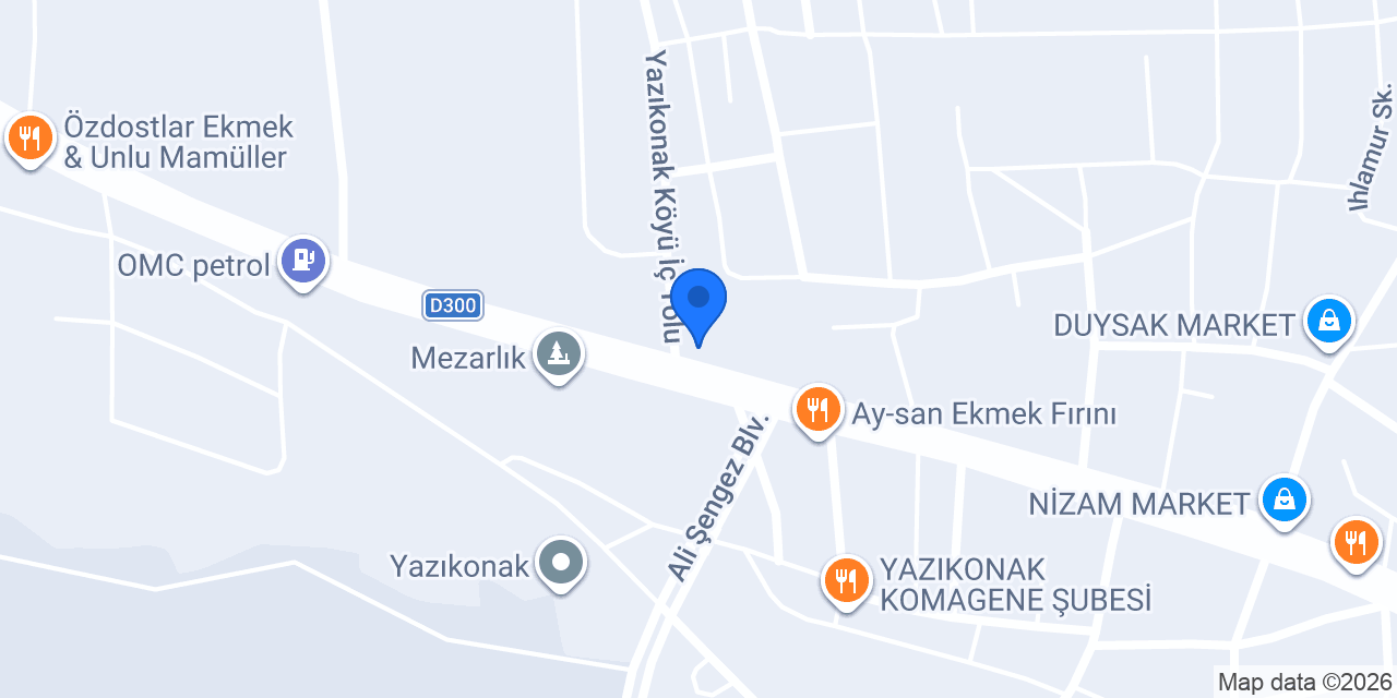 Elazığ Nur Cam konumu