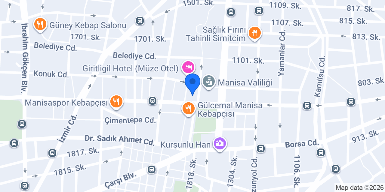 DenizBank Manisa Şubesi konumu