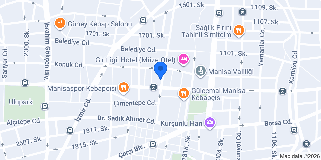 Halkbank Manisa Şubesi konumu
