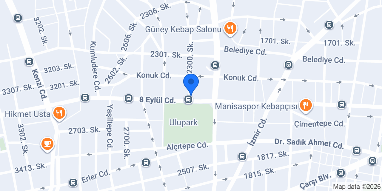 Akbank Manisa Şubesi konumu