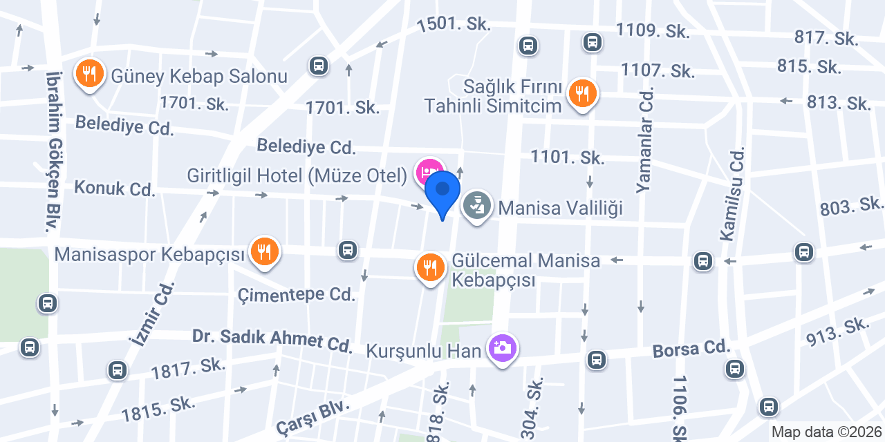Yalı çöp şiş konumu