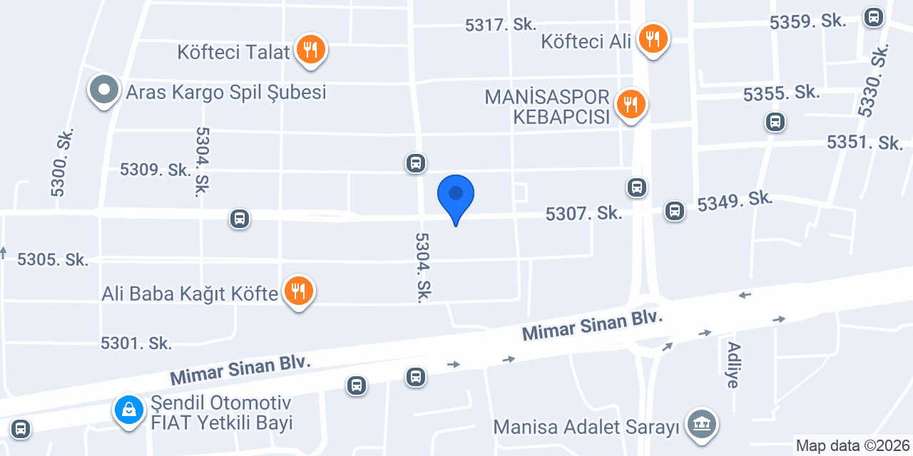 Han Otomotiv Yedek Parça Manisa konumu