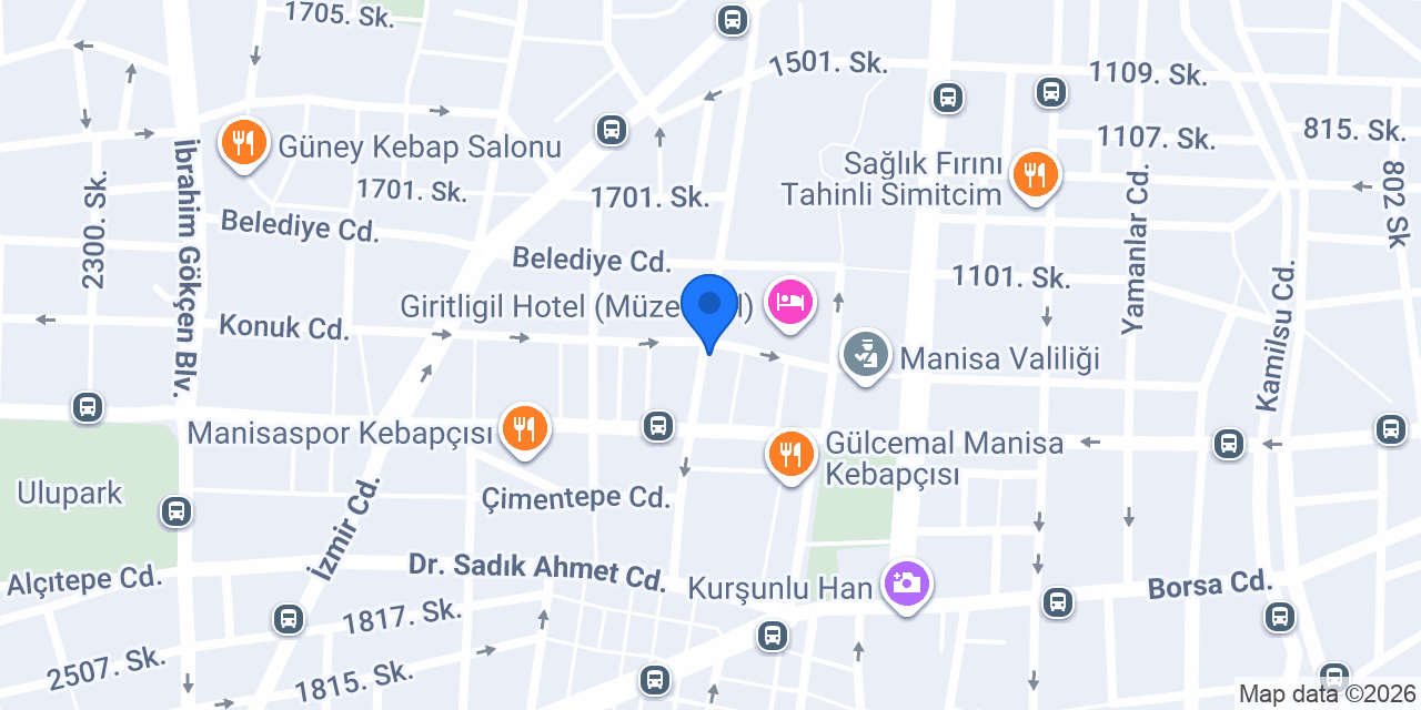 Ziraat Katılım Manisa Şubesi konumu