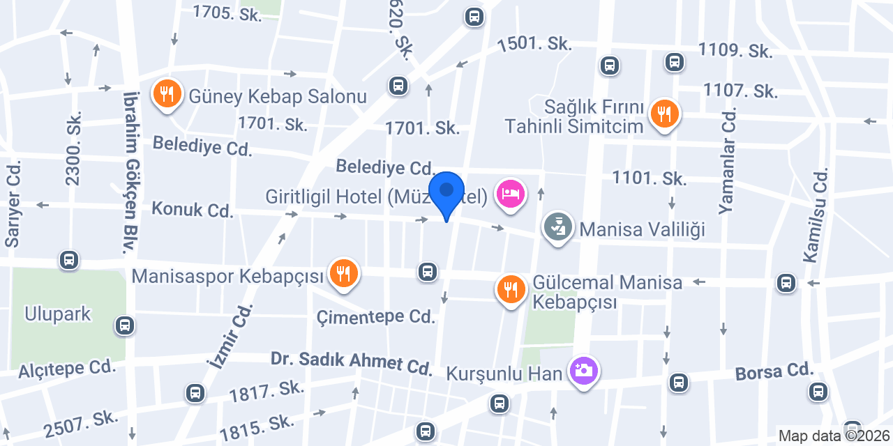 Candemir Hukuk Bürosu konumu