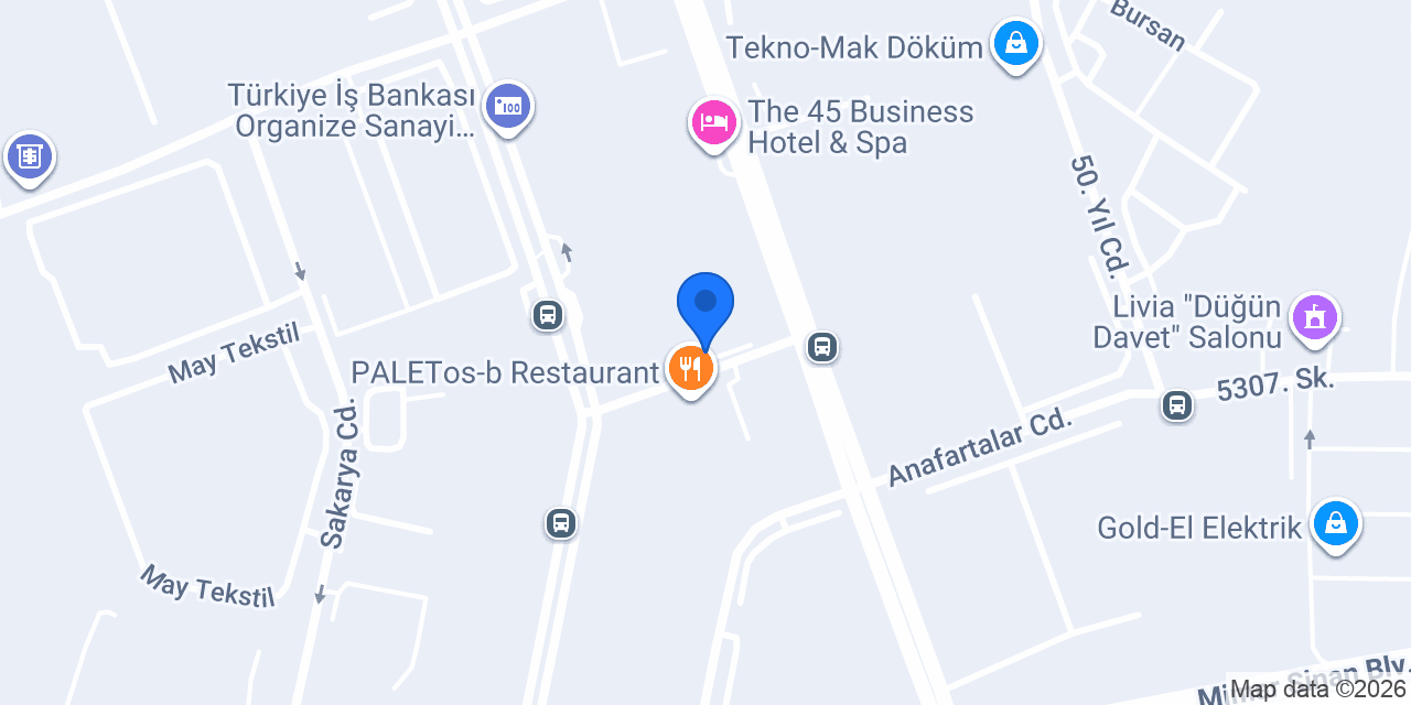 Planpak Ambalaj konumu