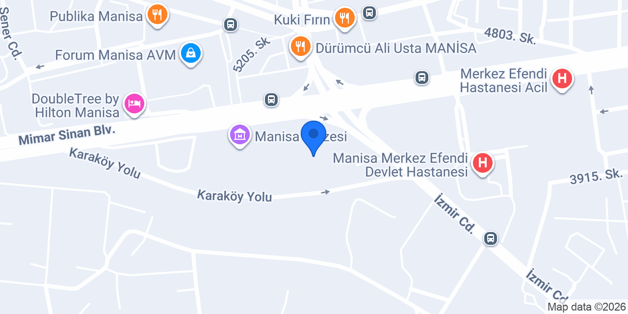 Manisa İl Özel İdaresi konumu