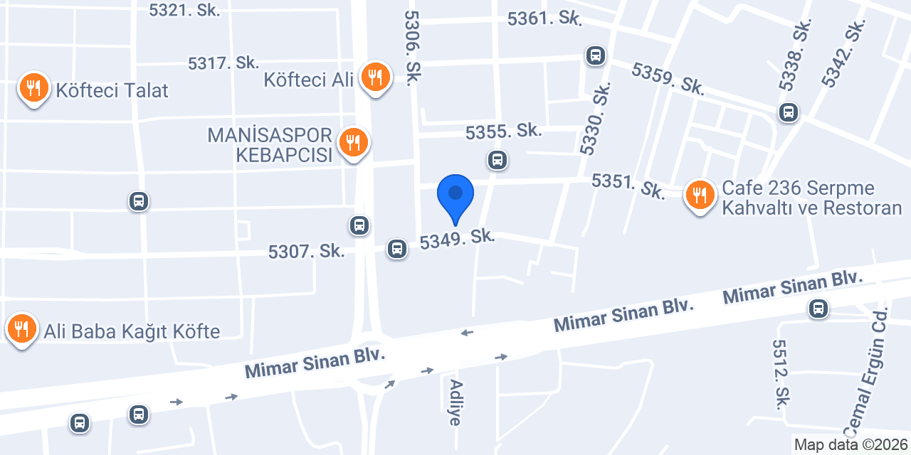Özel Mutlu Dünya Anaokulu - Manisa konumu