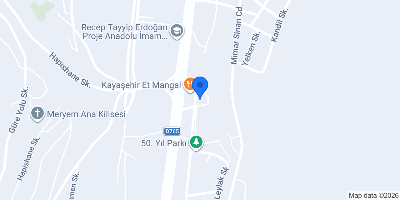Nevşehir SMMMO konumu