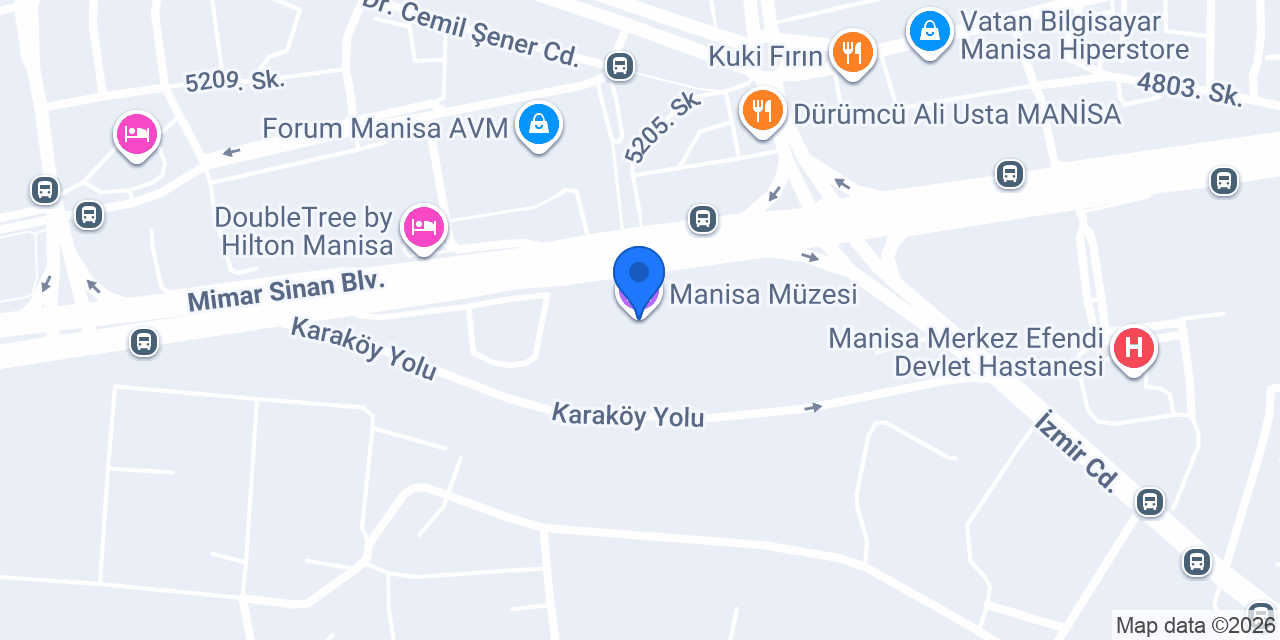Manisa Müzesi konumu