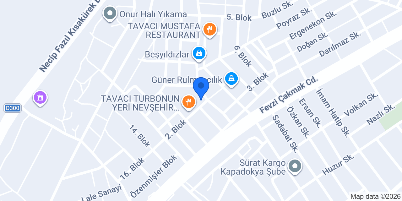 Yıldız Teknik Servis konumu
