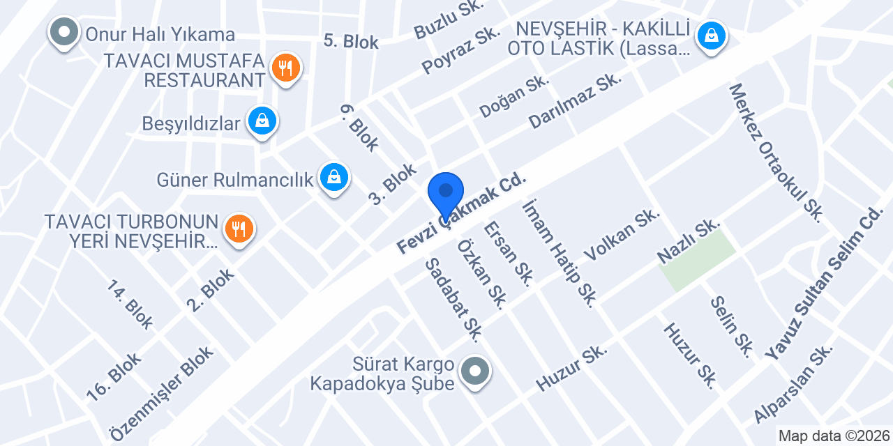Emek Oto Lastik konumu